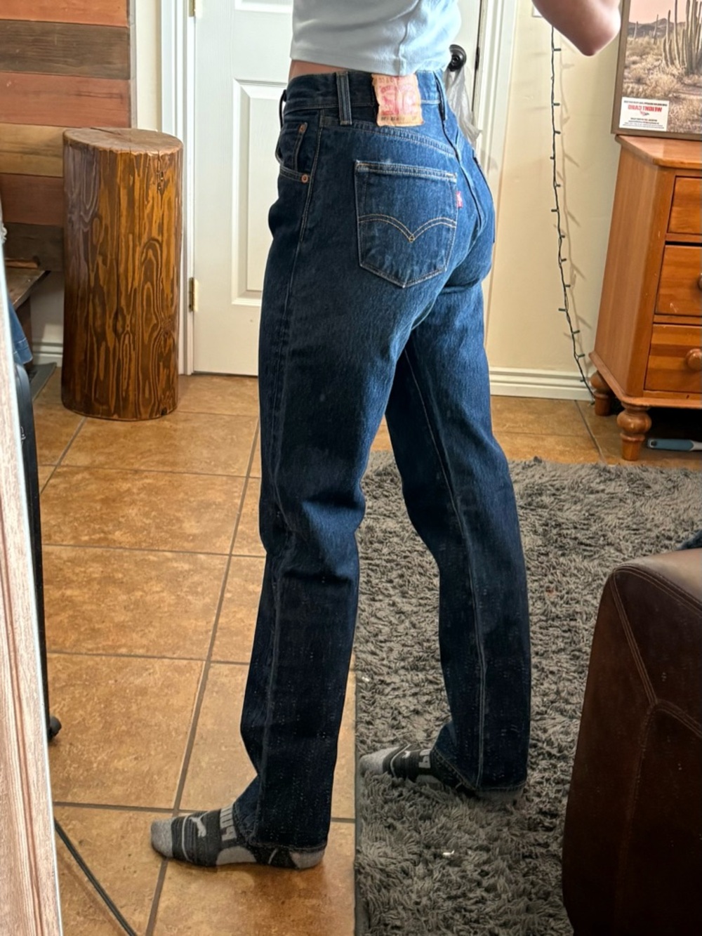 Levi's Men's Straight-Leg Dark Indigo Jeans